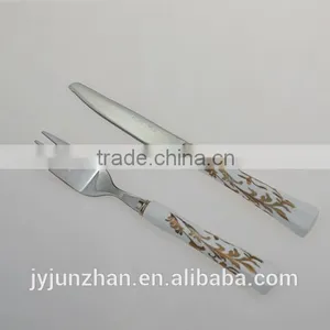 The Most Popular Fruit Fork Knife Sets With High Mirror Polish and Ceramic Handle thumbnail-3