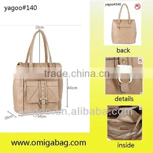 2015 Glossy Handbag Fashion Elegant New Style Tote Bag for Beautiful Lady thumbnail-1