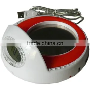 Fashion USB Cup Warmer With Clock / Temperature Display Usb Warmer / Usb Coffee Cup Warmer thumbnail-2