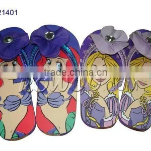 Summer Fashion Fancy Slippers With Flowers for Girls thumbnail-1