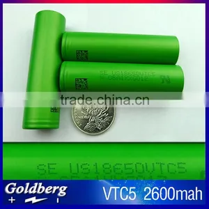High Power E-cig Battery 30A Discharge Vtc5 18650 Battery 2600mah Us18650vtc5 thumbnail-1