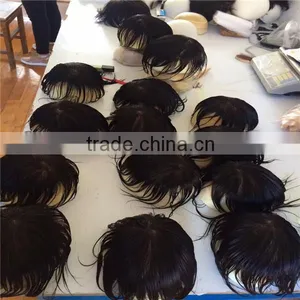 Woman Human Hair Toppers, Virgin Hair Woman Toupees Wholesale thumbnail-3