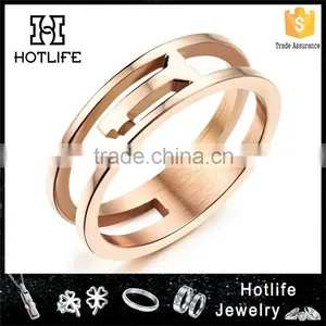 2016 Latest Fashion Ip Plated Gold Ring With Good Quality thumbnail-1