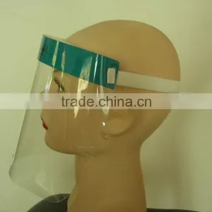 2016 Disposable Medical Face Shield Safety Anti-fog & Chemical Splash Face Shield Dental Face Shield PET Face Shield thumbnail-4