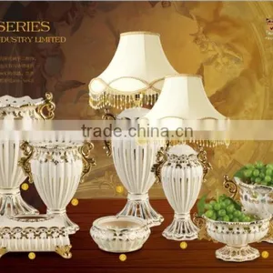 Factory Direct Selling Gold Flower Vase for Home Decoration Gift Ceramic Vase thumbnail-5