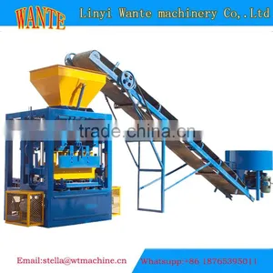 2015 QT Small Scale Concrete Block Making Machine/brick Molding Press Machine thumbnail-1