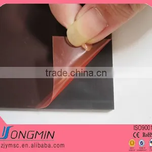 Red Transparent Self Adhesive Rubber Magnet Sheet thumbnail-1