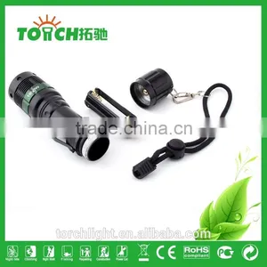 Self Defense Tactical Flashlight High Power Rechargeable Hunting Flash Light XPE Flashlight for Outdoor Camping 8002 thumbnail-5