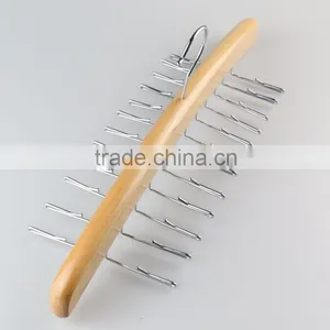 New Style Tie Wooden Hanger Rack thumbnail-3