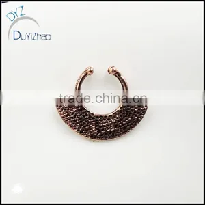 Hot Sale Septum Clicker Fake Nose Hoop Rings thumbnail-4