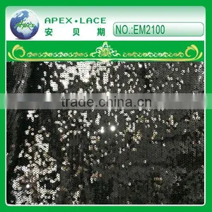 Ladies Beautiful Sequin Lace Fabric EM2100 thumbnail-1