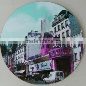 Glass Decorative Wall Round Wall Mounted Clock thumbnail-5