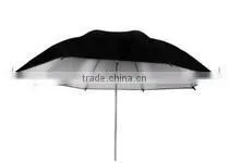 Photography Equipemnt Silver Black Reflective Umbrella thumbnail-3