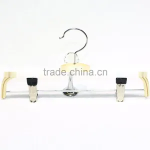 Elegant Wooden Pants Hanger for Children Garment thumbnail-1