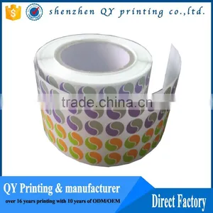 High Quality Round Logo Sticker,waterproof Matt Lamination Label Sticker thumbnail-1