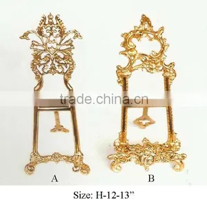 Brass Display Stand, Silver Easel Stand, Display Stands thumbnail-1
