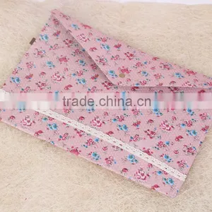 2016 Hot Sale Lovely Flowers Cotton A4 Document Bag thumbnail-3