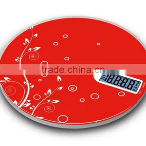 Round Glass Platform Digital Kitchen Scale thumbnail-1