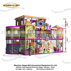 Safe and Funny Soft Ballistic Playground ,kids'indoor Commercial Naughty Castle on Sale! thumbnail-1