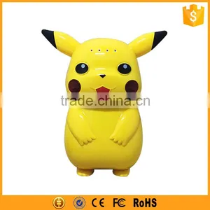 Novelty Cell Phone Portable Charger for Pikachu Power Bank 5200mAh thumbnail-1