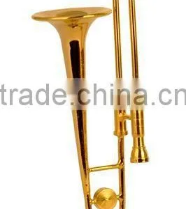 1/6 Size Gold Plated Music Instrument Shaped Model Violin thumbnail-3