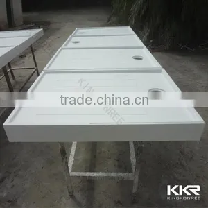 Shenzhen Kkr Hot Selling Solid Surface Shower Tray for Sale thumbnail-2