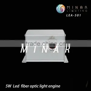 12V DC 5W 6colors Stainless Steel Waterproof Led Fibre Optic Illuminator for Shooting Star Effect thumbnail-2