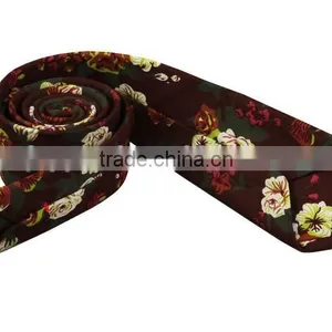 Fentone Floral Twill Necktie thumbnail-3