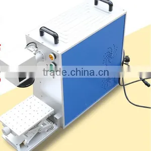 Portable Fiber Laser Marking Machine With 10w 20w for Metal Stainless Steel thumbnail-6
