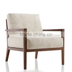 Wood High Wing Chair HDL1781 thumbnail-1