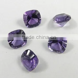 High Quality Loose AAA Gemstone, Top Grade Gemstones Amethyst Quartz Loose Cushion Cut Gemstone thumbnail-4