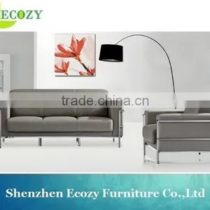 Fashionable New Arrival Reception Room Modern Leather Sofa thumbnail-1