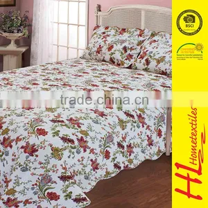 HLHT Exporting Standard Hign Quality Cotton Full Fitted Bedspreads thumbnail-1