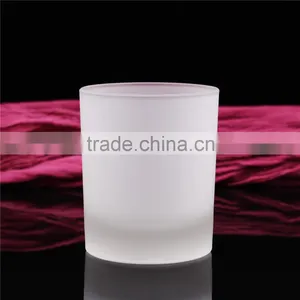 Personalized Luxury Frosted Glass Jar for Candle thumbnail-1