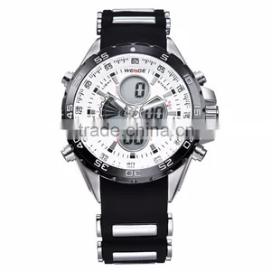 WEIDE New Waterproof Military Watch Fashion Watch Company Rubber Bracet Diver Waterproof LCD Silicone Watch Manufacture thumbnail-2