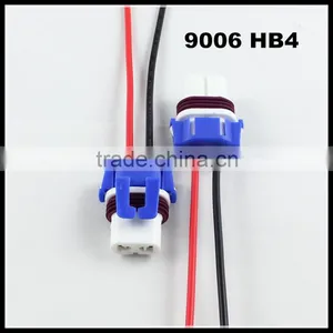 Car Led Bulb 9006 Ceramic Headlamp Fog Light Bulb Socket Adapter HB4 Led Bulb Wiring Harness Adapter Socket Cable thumbnail-1