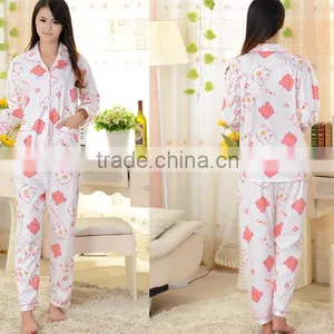 Couple Long Sleeve Printing Pajama Suit thumbnail-3