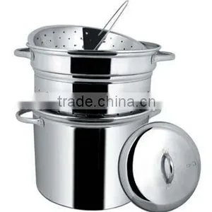 Stainless Steel 4 Pcs Steamer Set thumbnail-1