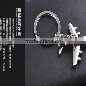 Keyring Mini Air Plane Metal Alloy Keychains Creative Gift Keyfob thumbnail-3
