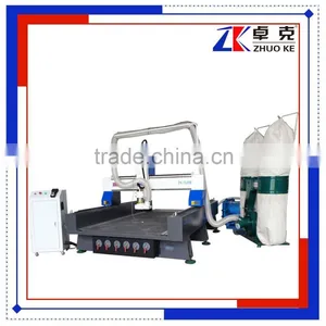 Stepper Motor CNC Engraving Machine For Wood 1325 Engraver ZKM-1325 With Dust Collector Vacuum Table thumbnail-3