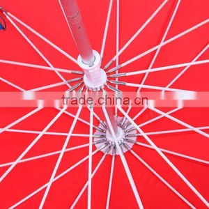 Red Custom Shape Wedding Heart Shape Umbrella thumbnail-4