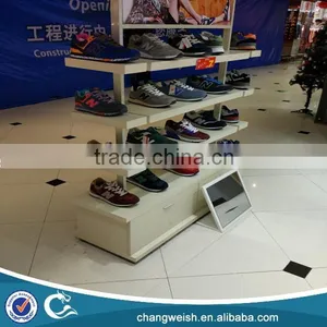 Shoe Store Wooden Display Rack thumbnail-1