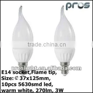 New! E14 Ceramics 3W SMD LED Bulb thumbnail-1