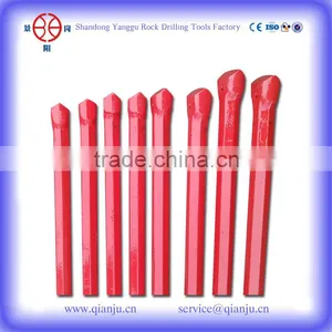 Tapered Drill Rods Tungsten H22*108mm Integral Drill Rods Drill Pipe thumbnail-1
