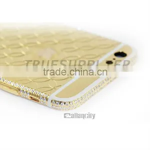 For Iphone 6 24k Gold Plated Colored Back Cover Housing thumbnail-1