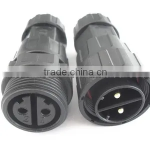35 Amp 2 Contacts Male to Female Circular Waterproof Connector thumbnail-1