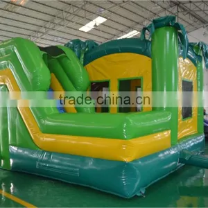 Selling Popular Mini Green Combo Inflatable Combo Bouncer for Children thumbnail-5