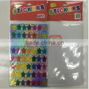 Sparkle Sticker Sticker 3-D Plastic Cartoon Sticker Kids Car Stickers Cartoon Masks thumbnail-5