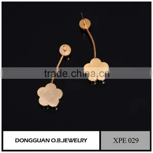 Wholesale 925 Sterling Silver New 2016 Latest Gold Earring Designs Earring for Girls thumbnail-6