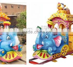 Amusement Park Elephant Mini Track Tourist Train Rides for Sale thumbnail-6